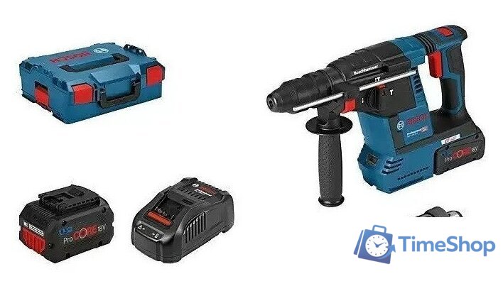 Перфоратор Bosch GBH 18V-26 F Professional 061191000F (с 2-мя АКБ, кейс) - Изображение №1 — Интернет-магазин Time-Shop