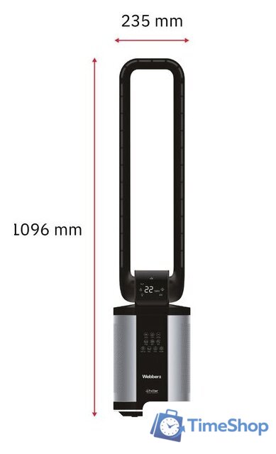 Климатический комплекс Webber WB1820 (черный) - Изображение №9 — Интернет-магазин Time-Shop