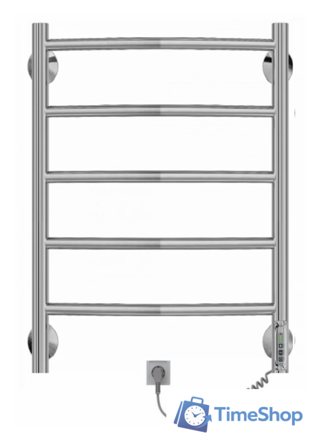 Полотенцесушитель Granula Классик 50x60 D32 (левый, терморегулятор с таймер) - Изображение №1 — Интернет-магазин Time-Shop