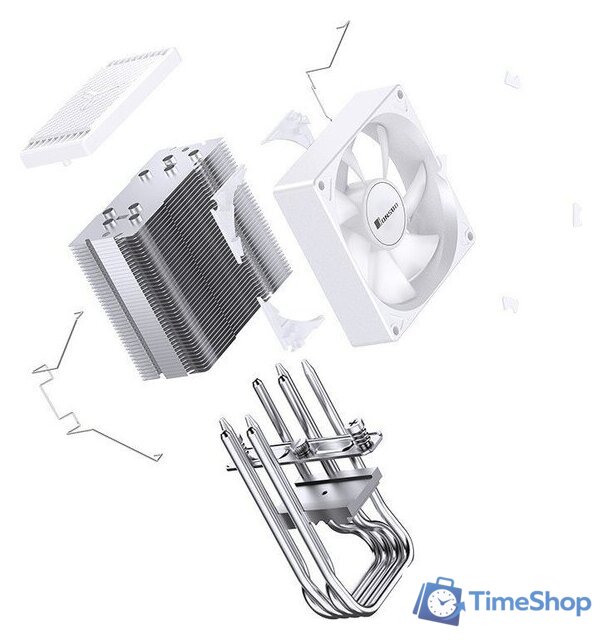 Кулер для процессора Jonsbo CR-1400 EVO Color White - Изображение №19 — Интернет-магазин Time-Shop