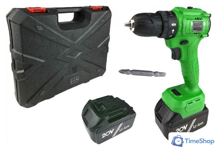 Дрель-шуруповерт Zitrek Greenpower 20 Pro SET 1 063-4061 (с 2-мя АКБ, кейс) - Изображение №1 — Интернет-магазин Time-Shop