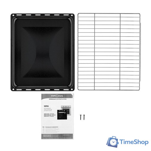 Электрический духовой шкаф Krona Sera 60 BL/BL - Изображение №8 — Интернет-магазин Time-Shop