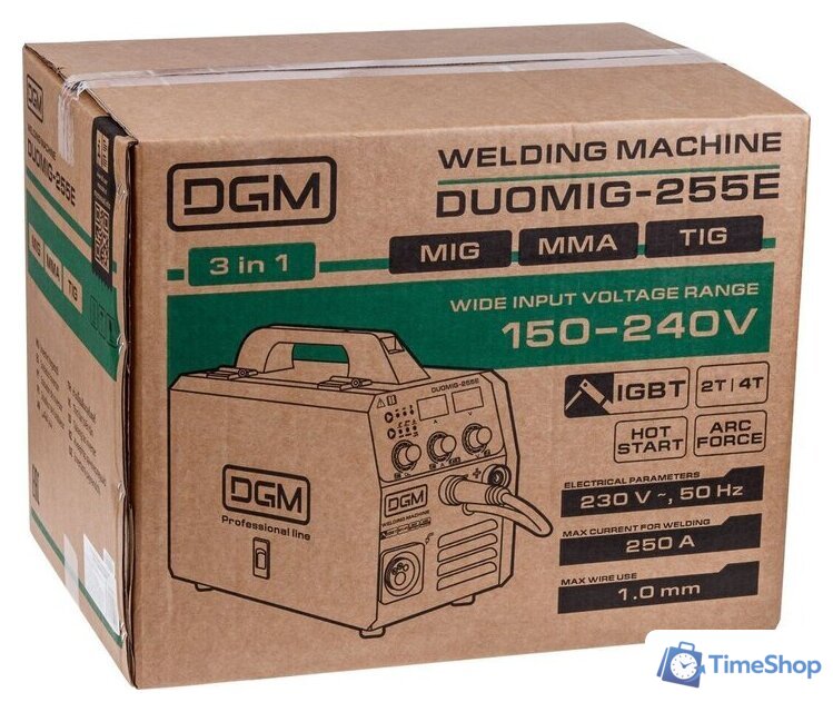Сварочный инвертор DGM DUOMIG-255E - Изображение №9 — Интернет-магазин Time-Shop