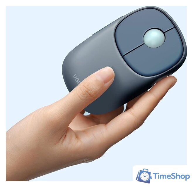 Мышь Ugreen Fun+ MU102 90538 (серый/темно-синий) - Изображение №4 — Интернет-магазин Time-Shop