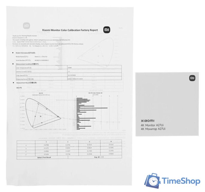 Монитор Xiaomi 4K Monitor A27Ui P27UCB-RAGL (международная версия) - Изображение №13 — Интернет-магазин Time-Shop