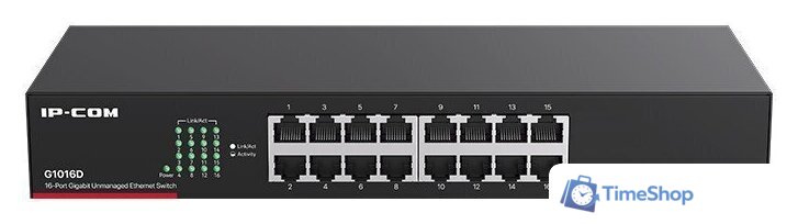 Неуправляемый коммутатор IP-COM G1016D - Изображение №1 — Интернет-магазин Time-Shop