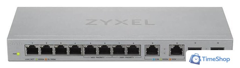 Неуправляемый коммутатор Zyxel XGS1010-12 - Изображение №5 — Интернет-магазин Time-Shop
