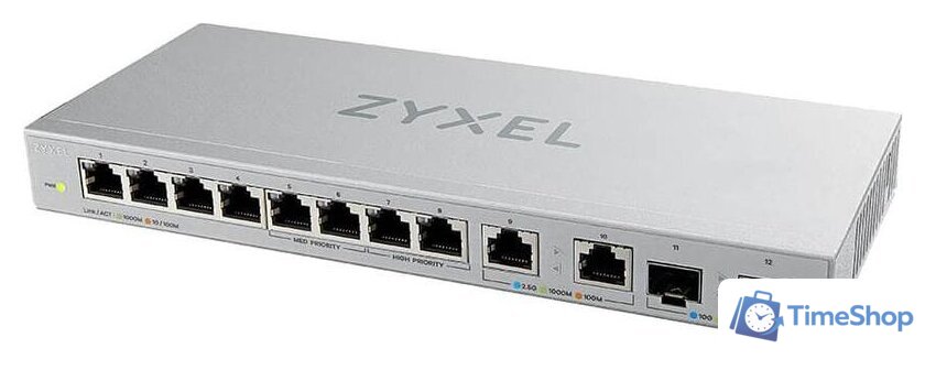 Неуправляемый коммутатор Zyxel XGS1010-12 - Изображение №1 — Интернет-магазин Time-Shop
