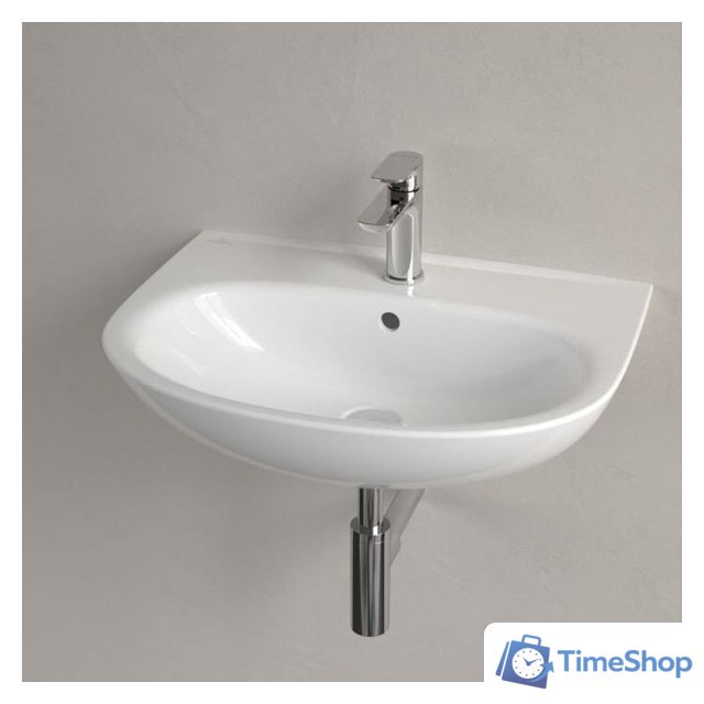 Умывальник Villeroy & Boch O.Novo 4A4060R1 - Изображение №4 — Интернет-магазин Time-Shop