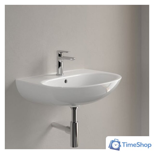 Умывальник Villeroy & Boch O.Novo 4A4060R1 - Изображение №3 — Интернет-магазин Time-Shop