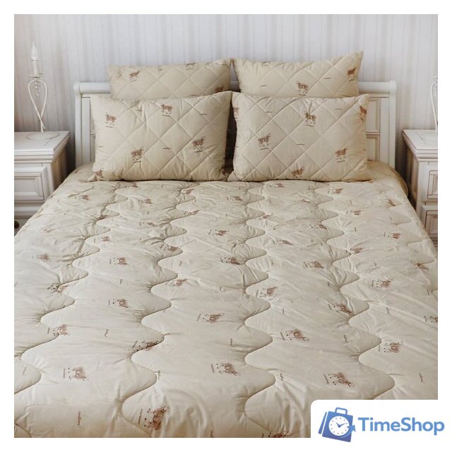 Одеяло Файбертек ШМ.2.06.П 205x150 (шерсть мериноса) - Изображение №3 — Интернет-магазин Time-Shop