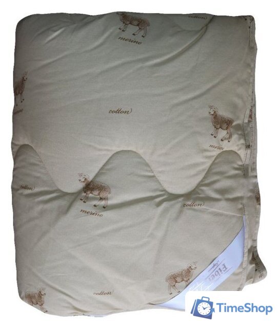 Одеяло Файбертек ШМ.2.06.П 205x150 (шерсть мериноса) - Изображение №1 — Интернет-магазин Time-Shop