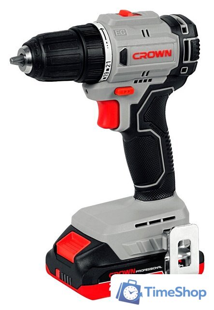 Дрель-шуруповерт Crown CT21104XS-2 BMC (с 2-мя АКБ, кейс) - Изображение №1 — Интернет-магазин Time-Shop