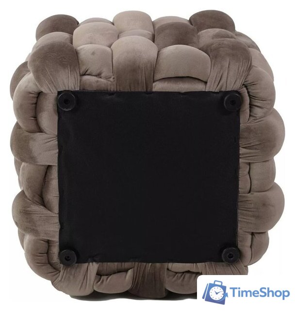 Пуфик Signal Faris Velvet (темно-бежевый) - Изображение №3 — Интернет-магазин Time-Shop