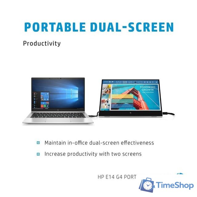 Портативный монитор HP E14 G4 1B065AA - Изображение №12 — Интернет-магазин Time-Shop