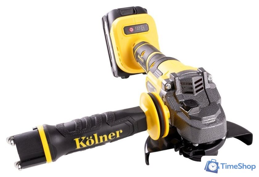 Угловая шлифмашина Kolner KAG 18-125BL-2K (с 2-мя АКБ) - Изображение №11 — Интернет-магазин Time-Shop