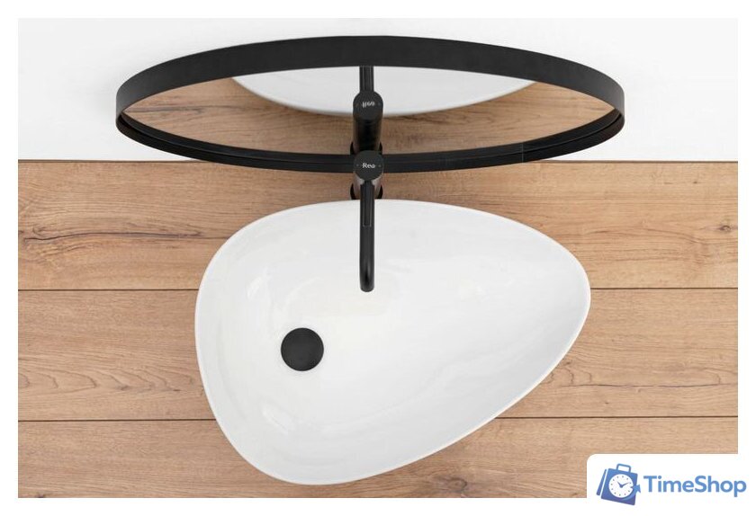 Умывальник Rea Greta 65 (белый) - Изображение №3 — Интернет-магазин Time-Shop