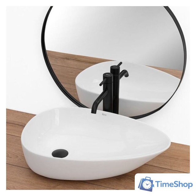 Умывальник Rea Greta 65 (белый) - Изображение №2 — Интернет-магазин Time-Shop