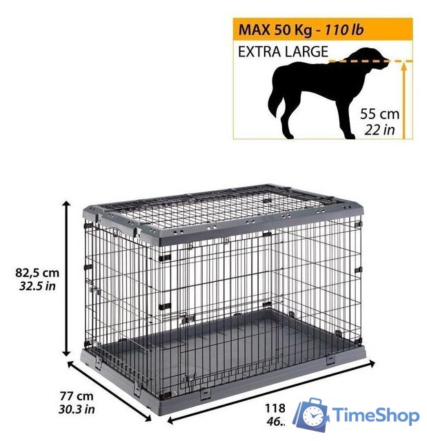 Клетка Ferplast Superior 120 73190101 - Изображение №9 — Интернет-магазин Time-Shop