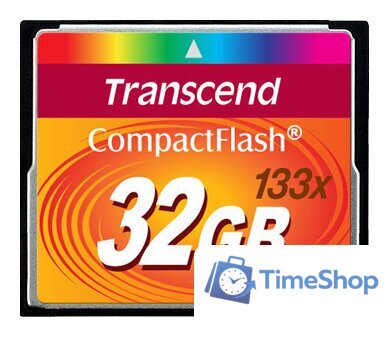 Карта памяти Transcend 133x CompactFlash 32 Гб (TS32GCF133) - Изображение №1 — Интернет-магазин Time-Shop