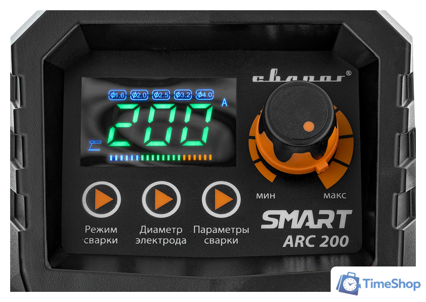 Сварочный инвертор Сварог REAL Smart ARC 200 (Z28303) - Изображение №3 — Интернет-магазин Time-Shop