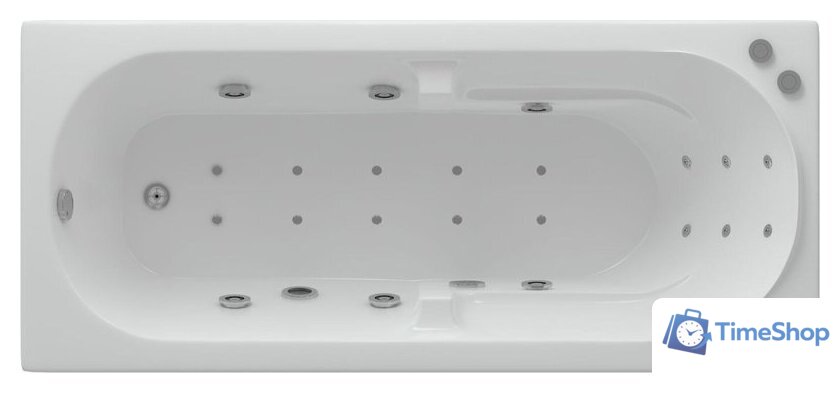 Ванна Aquatek Лея 170x75 без гидромассажа (слив слева) - Изображение №1 — Интернет-магазин Time-Shop