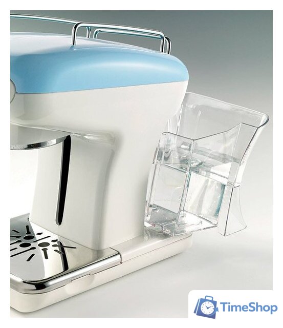 Рожковая кофеварка Ariete Vintage 1389 (голубой) - Изображение №4 — Интернет-магазин Time-Shop