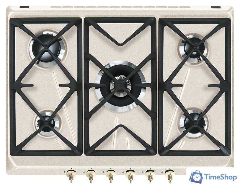 Варочная панель Smeg SRV876AVOGH2 - Изображение №1 — Интернет-магазин Time-Shop