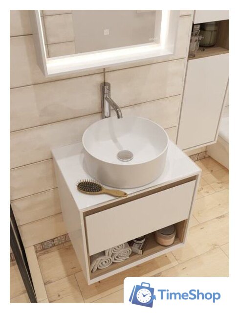  Cersanit Тумба под умывальник со столешницей Louna 60 SZ-LOU60-BL/WH - Изображение №5 — Интернет-магазин Time-Shop