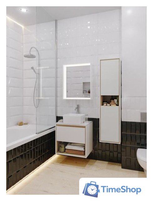  Cersanit Тумба под умывальник со столешницей Louna 60 SZ-LOU60-BL/WH - Изображение №4 — Интернет-магазин Time-Shop