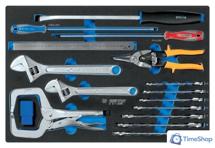 Набор ключей King Tony 9-91124MRV (24 предмета) - Изображение №1 — Интернет-магазин Time-Shop