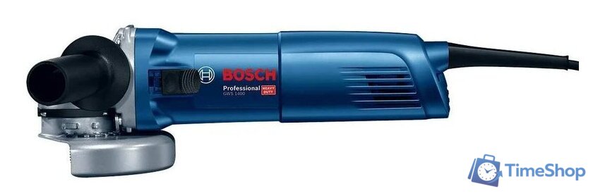 Угловая шлифмашина Bosch GWS 1400 Professional 0601824806 - Изображение №1 — Интернет-магазин Time-Shop