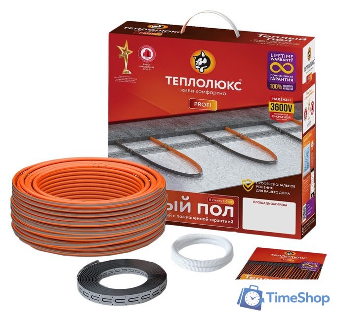 Нагревательный кабель Теплолюкс Profi Roll-675 42 м 675 Вт - Изображение №1 — Интернет-магазин Time-Shop