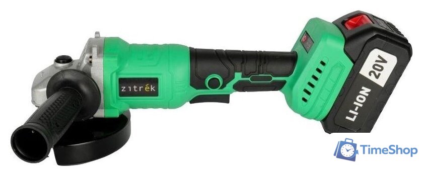 Угловая шлифмашина Zitrek ZKAG20-125 PRO 083-1079 (с 2-мя АКБ, кейс) - Изображение №2 — Интернет-магазин Time-Shop