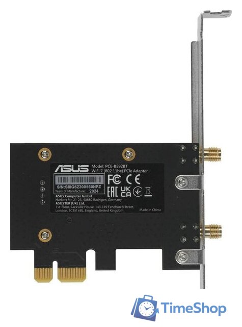 Wi-Fi/Bluetooth адаптер ASUS PCE-BE92BT - Изображение №6 — Интернет-магазин Time-Shop