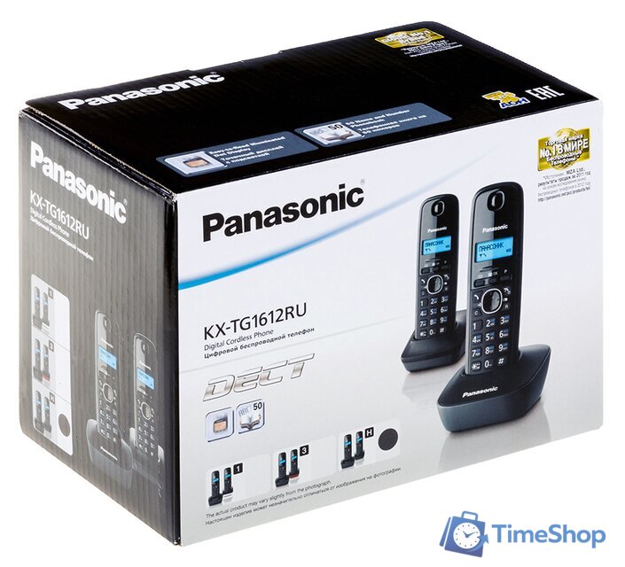 Радиотелефон Panasonic KX-TG1612RUH - Изображение №11 — Интернет-магазин Time-Shop