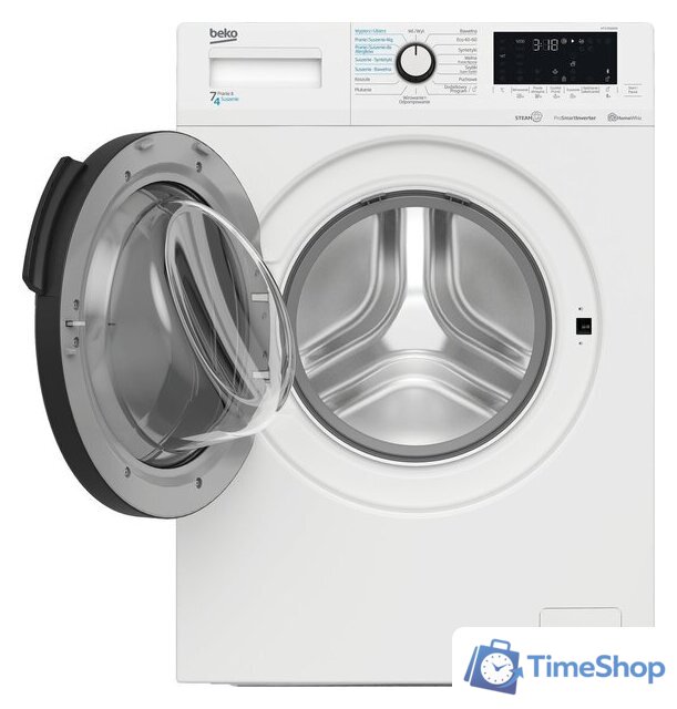 Стирально-сушильная машина BEKO HTV7616XW - Изображение №3 — Интернет-магазин Time-Shop