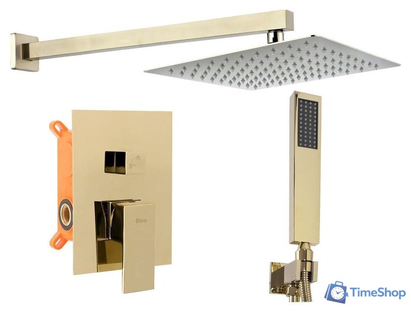 Душевая система  Rea Fenix REA-P8401 (золотой) - Изображение №1 — Интернет-магазин Time-Shop