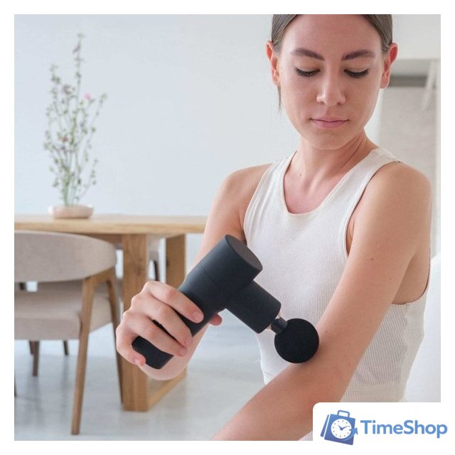 Перкуссионный массажер Gess Revolver GESS-877 Mini - Изображение №5 — Интернет-магазин Time-Shop