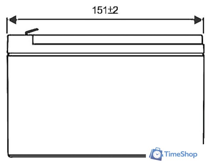 Аккумулятор для ИБП WBR GP1272 28W - Изображение №3 — Интернет-магазин Time-Shop