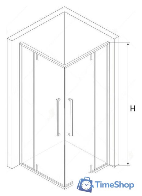 Душевой уголок RGW SV-33B 90x90 - Изображение №2 — Интернет-магазин Time-Shop