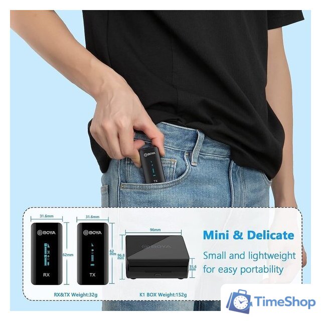 Радиосистема BOYA BY-XM6-K1 - Изображение №5 — Интернет-магазин Time-Shop