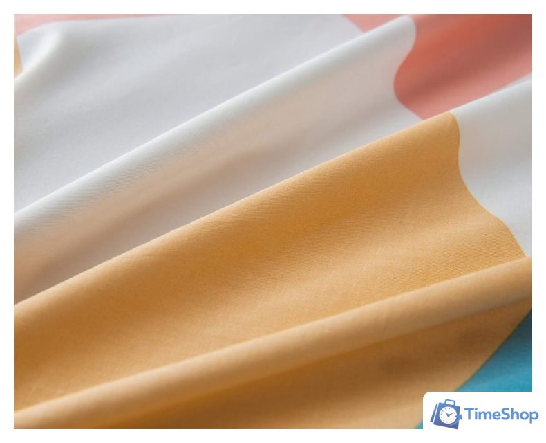 1.5-спальный комплект постельного белья Sofi De MarkO Ромбики Дет-769 (цветной) - Изображение №7 — Интернет-магазин Time-Shop