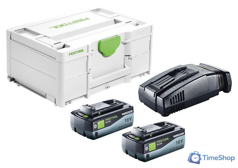 Аккумулятор с зарядным устройством Festool SYS 18V SCA16 (18В/2x8 Ач) - Изображение №1 — Интернет-магазин Time-Shop