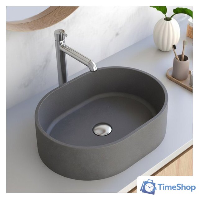 Умывальник Lauter Oliva 21O483G (Grey) - Изображение №9 — Интернет-магазин Time-Shop