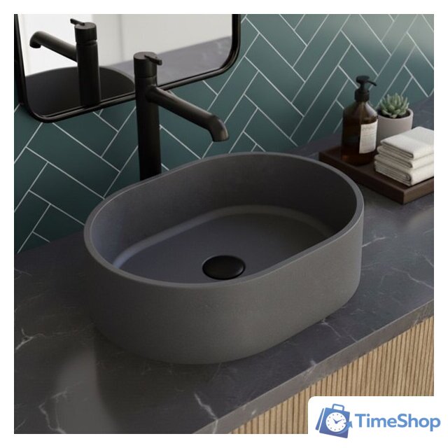 Умывальник Lauter Oliva 21O483G (Grey) - Изображение №4 — Интернет-магазин Time-Shop