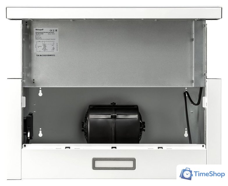 Кухонная вытяжка Weissgauff TEL 600 TC WH - Изображение №4 — Интернет-магазин Time-Shop