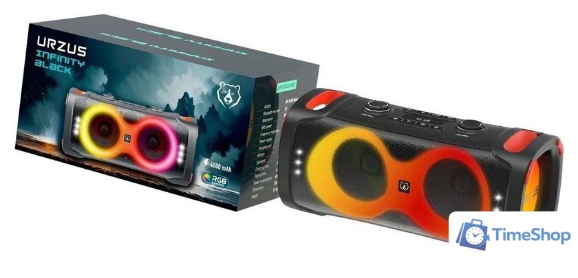 Беспроводная колонка URZUS Infinity (черный) - Изображение №6 — Интернет-магазин Time-Shop