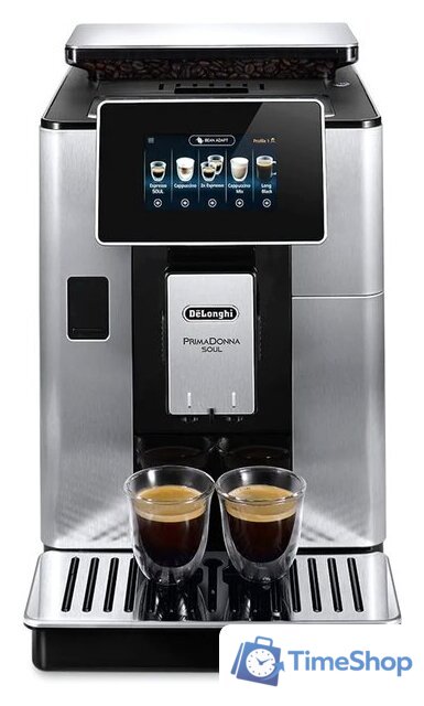 Кофемашина DeLonghi PrimaDonna Soul ECAM 610.75.MB - Изображение №2 — Интернет-магазин Time-Shop