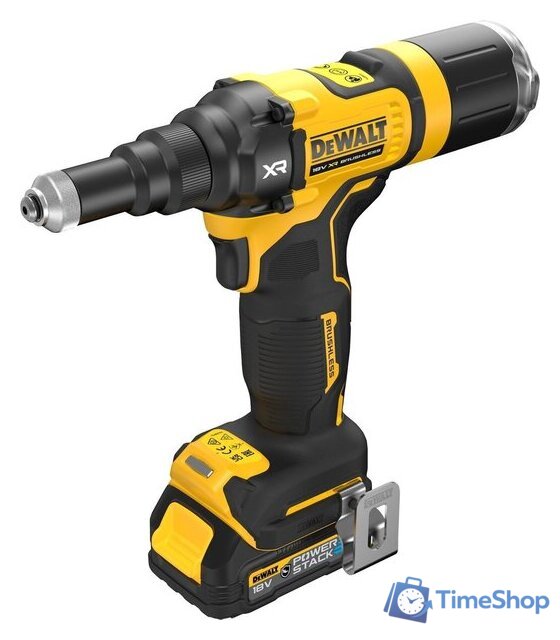Заклепочник DeWalt DCF403E1GT (с 1-им АКБ) - Изображение №3 — Интернет-магазин Time-Shop